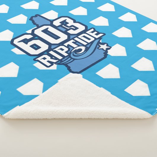 603 Riptide Sherpa Blanket (Zuhause Plate) Sherpadecke (3/4)