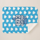 603 Riptide Sherpa Blanket (Zuhause Plate) Sherpadecke (Vorderseite (Horizontal))