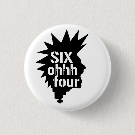 604 Oiii Knopf Button (Vorderseite)