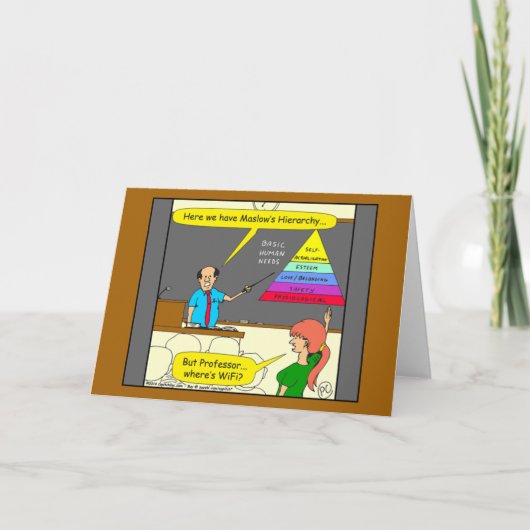 607 Cartoon für grundlegende menschliche Bedürfnis Ankündigung (Vorderseite)