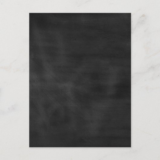 6089 Kalkboard SCHWARZE KALKKARTE TEXTURE GRUNGE T Postkarte (Vorderseite)