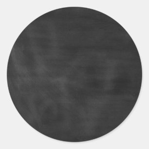 6089 Kalkboard SCHWARZE KALKKARTE TEXTURE GRUNGE T Runder Aufkleber