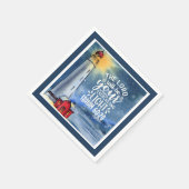 60:20 The Lord Will Be Your Light Serviette (Ecke)