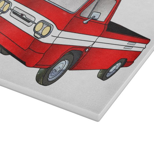 60-61 Corvair Rampside Lieferwagen Schneidebrett (Ecke)