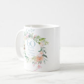 60. / 75. Jubiläum Country Rose Garland Kaffeetasse (Vorderseite Links)