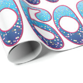 60 Alters-Rave Geschenkpapier (Rolleneckpunkt)