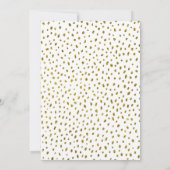 60 and Fabulous Gold Glitter 60th Birthday Einladung (Rückseite)