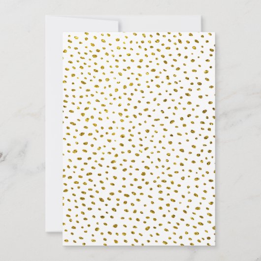 60 and Fabulous Gold Glitter Photo 60th Birthday Einladung (Rückseite)