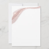 60 and Fabulous Rose Gold 2 Photo Birthday Einladung (Rückseite)