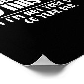 60 And Y Shirt Funny 60th Birthday Gift  Poster (Ecke)