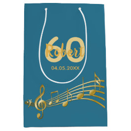 60. Aquamarines blaues Grün des Mittlere Geschenktüte