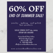 60 AUSverkauf Flyer HAARHAARSAAL DiVine Hydrangea (Hinten)