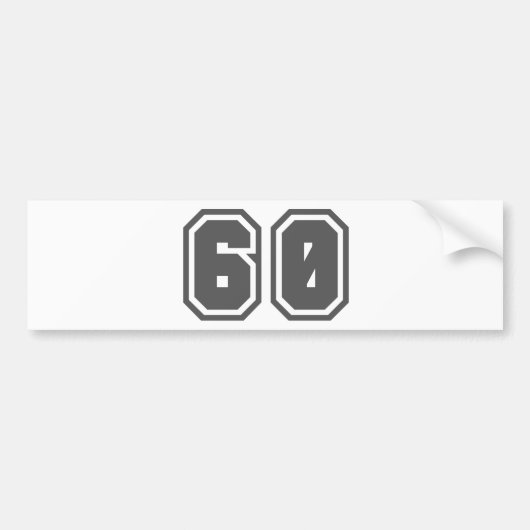 60 AUTOAUFKLEBER (Vorne)