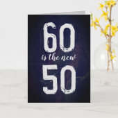 60 Birthday Humor Karte (Gelbe Blume)