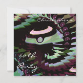 60. Bowls Geburtstag Einladung (Vorderseite)