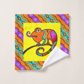 60 Chameleon Handtücher SET (Waschlappen)