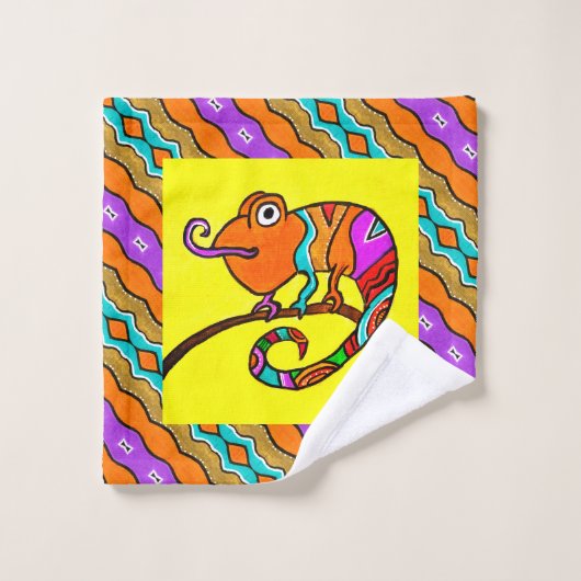 60 Chameleon Handtücher SET (Waschlappen)