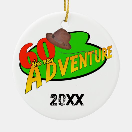 60 Das neue Adventure Keepake-Ornament Keramikornament (Vorne)