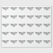 60. Des Vaters, Schwarzer u. weißer Geschenkpapier (Flach)