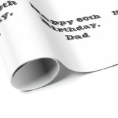 60. Des Vaters, Schwarzer u. weißer Geschenkpapier (Rolleneckpunkt)