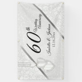 60. Diamantenjubiläum / Geburtstag Banner (Vertikal)