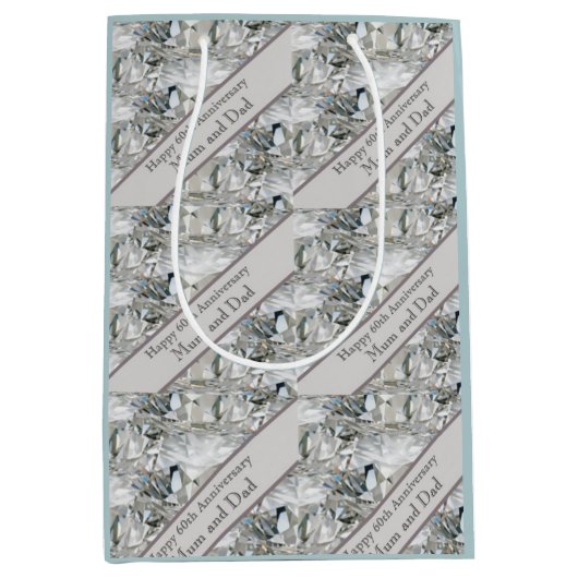 60. Diamantenjubiläum Mittlere Geschenktüte (Vorderseite)