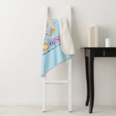 60. Diamond Jubiläum gerbera Blume blau Sherpadecke (Beispiel)