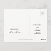 60 Diamond Wedding 60 Jahre Gold Postkarte (Rückseite)