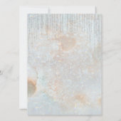 60. Diamond Wedding Anniversary Celestial Chic Einladung (Rückseite)