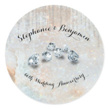 60. Diamond Wedding Anniversary Celestial Chic