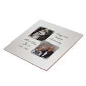 60. Diamond Wedding Anniversary Foto Tile Fliese (Seite)