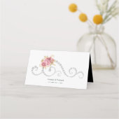 60. Diamond Wedding Anniversary Party Platzkarte (Rückseite)