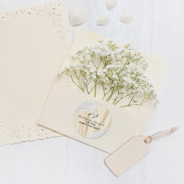 60. Diamond Wedding Jubiläum Danke Runder Aufkleber