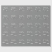 60. Diamond Wedding Jubiläum Geschenkpapier (Flach)