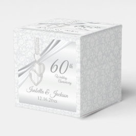 60. Diamond Wedding Jubiläum Geschenkschachtel