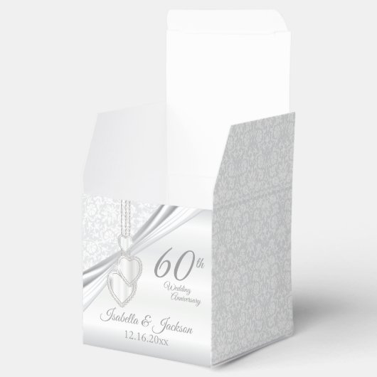 60. Diamond Wedding Jubiläum Geschenkschachtel (Geöffnet)