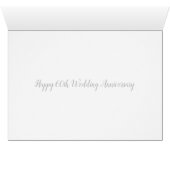 60. Diamond Wedding Jubiläum Mama & Papa Karte (Innenansicht Horizontal (Unten))