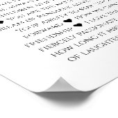 60 Dinge, die wir über Sie Liebe haben, 70. 80. Poster (Ecke)