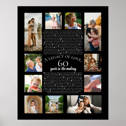 60 Ein Vermächtnis der Liebe, 70 Jahre im Entstehe Poster (Vorne)