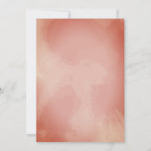 60. Einladung, Rose Gold Einladung (Rückseite)