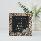 60. Einladung von Frauen zum Geburtstag (Stehend Vorderseite)