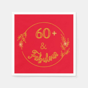 60 Etwas und Fantastisch Serviette