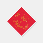 60 Etwas und Fantastisch Serviette (Ecke)