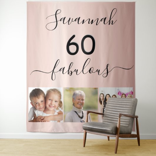 60 fabelhafte benutzerdefinierte Foto Überraschung Wandteppich (Beispiel)