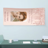 60 Fabelhafte Rose Gold Foto Tropfen Banner (Messe)