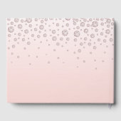 60 & Fabulous 60. Geburtstag Rose Goldpinke Name Gästebuch (Rückseite)