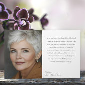 60 & Fabulous Orchid Photo Birthday Greeting Card Karte