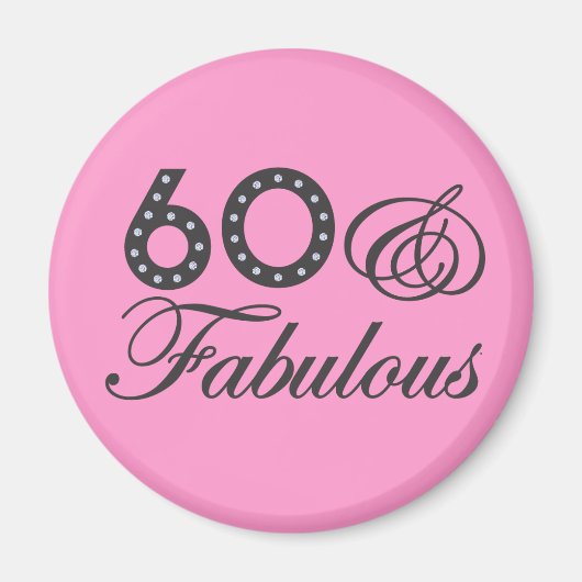 60 & Fantastisch! Magnet (Vorne)