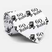 60 Felsen (Rocker) Krawatte (Gerollt)