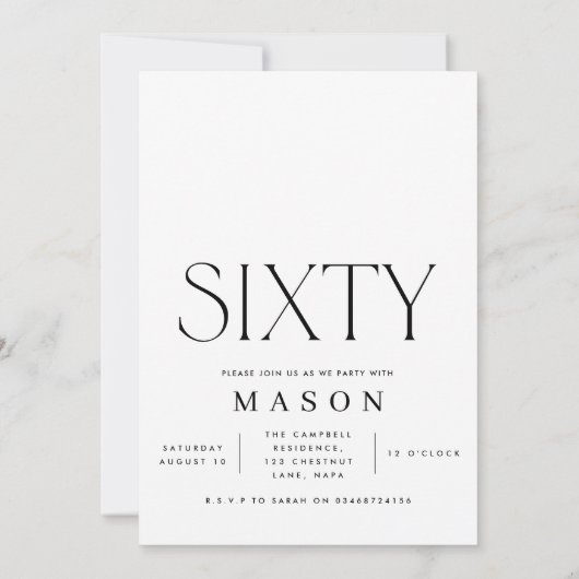 60. Foto 60. Einladung (Rückseite)